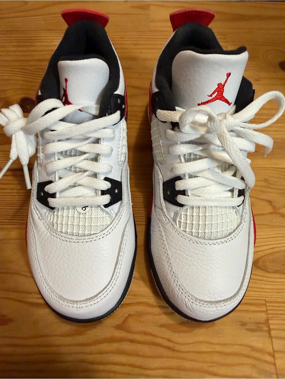 NWOT: Kids Nike Air Jordan 4 Retro 'Red Cement' Sneakers, Size 13C